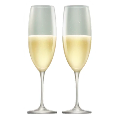 champagne glasses sticker