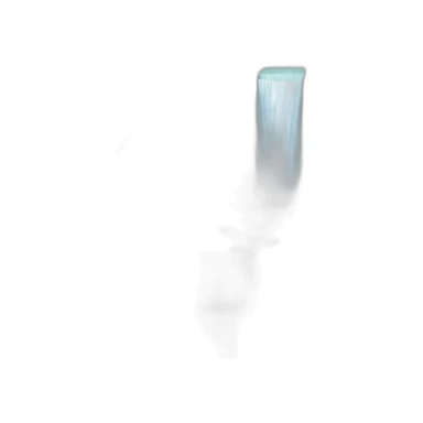 waterfall and rainbow sticker