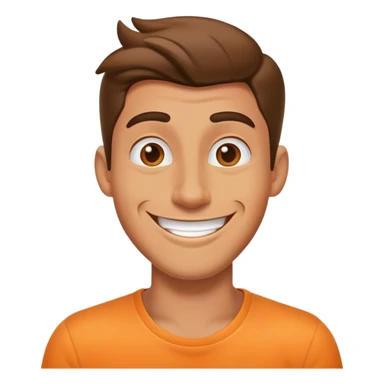 cool guy very proud of his work and a bit goofy sticker