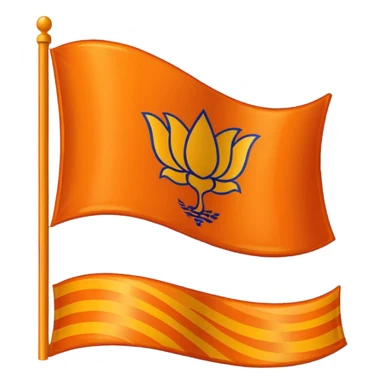 Bjp flag sticker