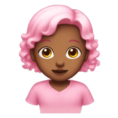 baby pink heart emoji sticker