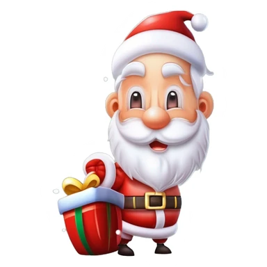 father christmas sticker