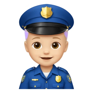 baby police sticker