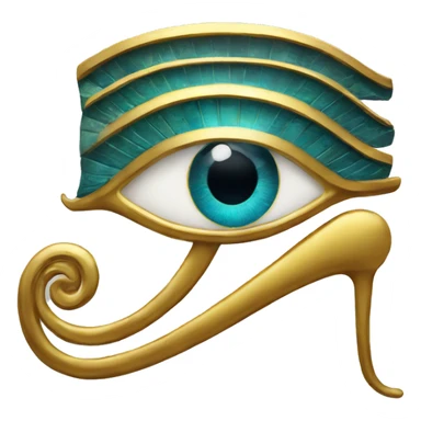 eye of horus besides eye of ra sticker