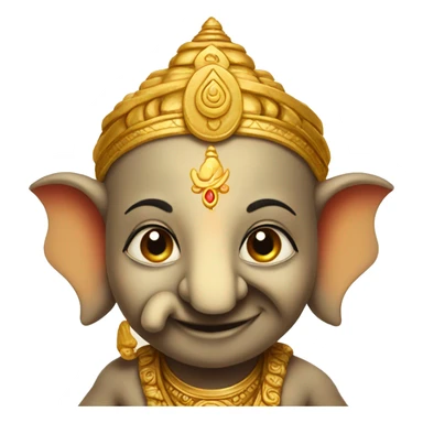 Tiny ganesh  sticker
