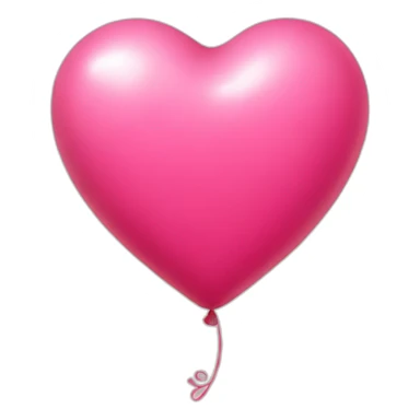 heart shaped balloon sticker