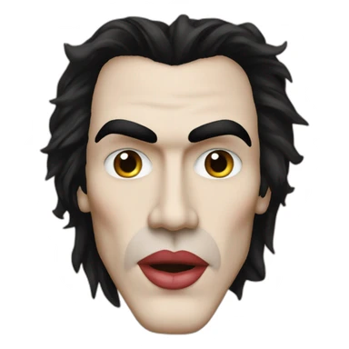 paul stanley in kiss makeup sticker