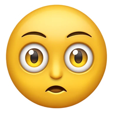 Bombastic side eye yellow default emoji sticker