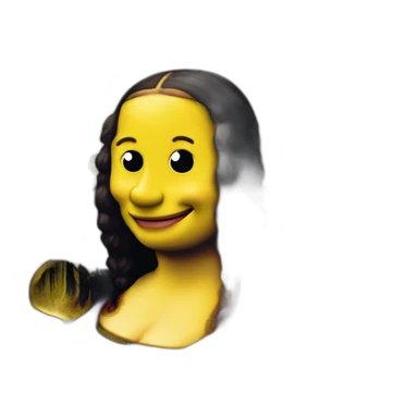 mona lisa simpson sticker