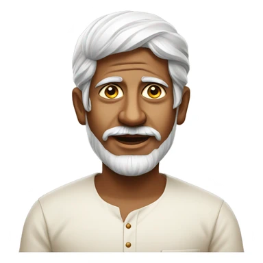 common man in south indian tradition sticker