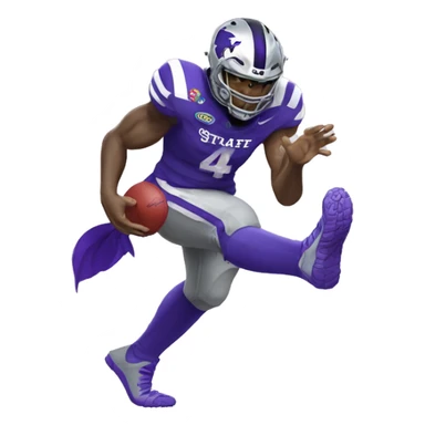 kstate wildcat stomping on a jayhawk sticker