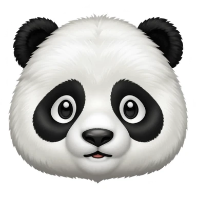 panda face sticker
