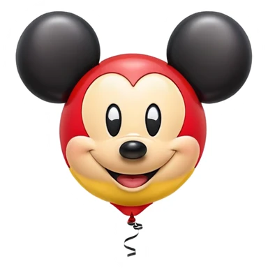 Mickey Mouse balloons  sticker
