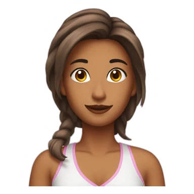 Good morning girl sticker