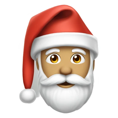Aesthetic Santa hat￼ sticker
