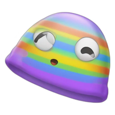 Caca arc en ciel sticker