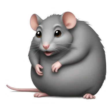 fat rat  sticker