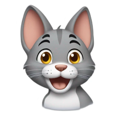 Tom from tom and jerry  sticker