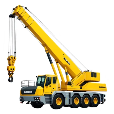 Crane - Liebherr LTM 1200-5.1 (Model Year: 2022) (Iconic colour: Yellow) sticker