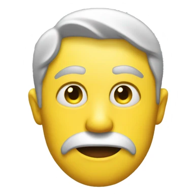 Create the yellow face emoji doing a side eye  sticker