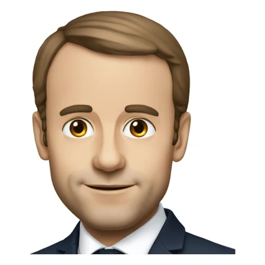 Macron from France  sticker