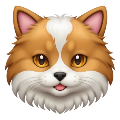 Dog inside a cat sticker