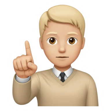 POINTING FINGER DIRECTLY TO CAMERA sticker