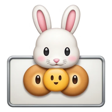 make a white billboard with the text “bun you” inside lt sticker