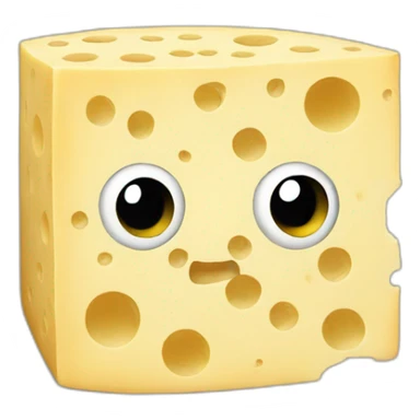 Swiss cheese sticker