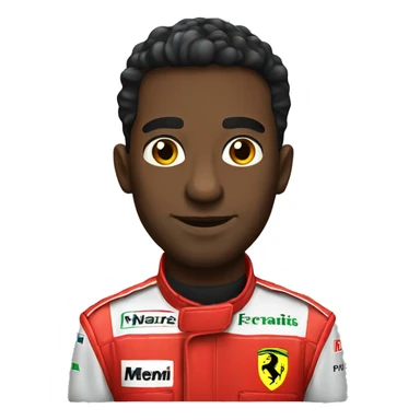 black f1 ferrari sticker