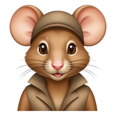 Fashion diva rat sticker