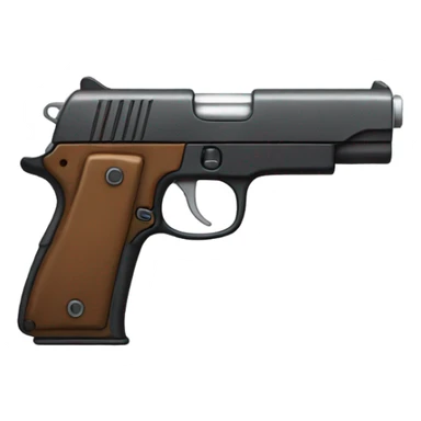 A gun emoji￼ sticker