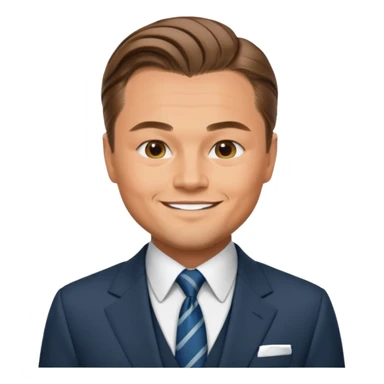 wall street woolf - di caprio sticker