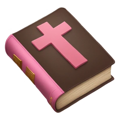 Bible pink sticker