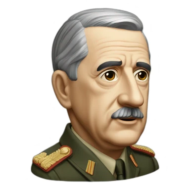 Général de gaulle  sticker
