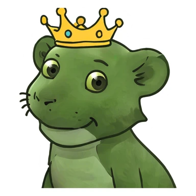 Baby Lion happy sticker