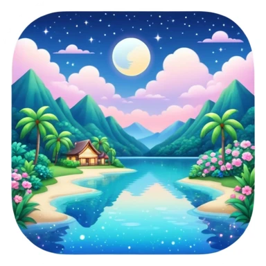 gorgeous beautiful sparkly aesthetic full scenic SCENERY sticker