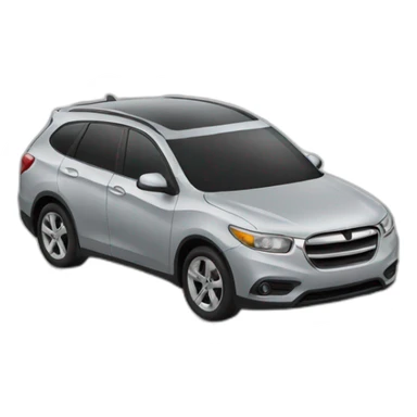 Woman parking car sticker