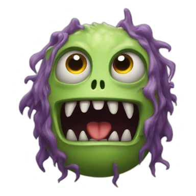 Monster qui boit une Monster sticker