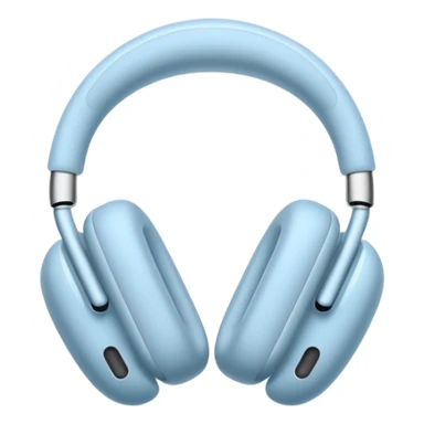 Airpods max light blue sticker