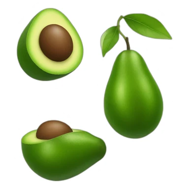 loving avocado sticker