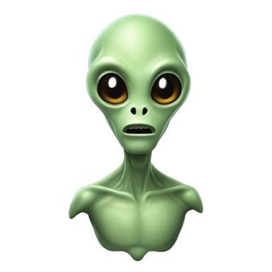 Talking Alien Head  sticker