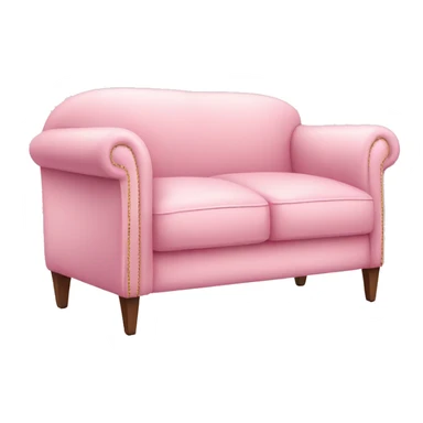 Pastel pink sofa sticker