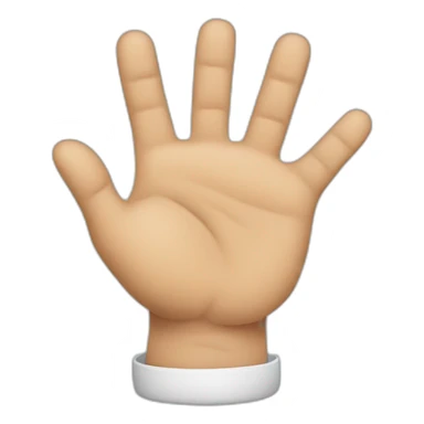 hand-with-crossed-thumb-and-forefinger sticker