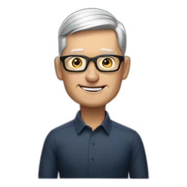 Tim Cook making presentation sticker