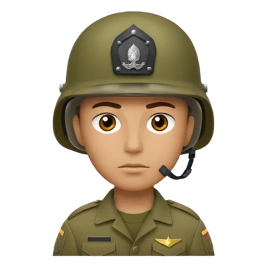 create me a emoji for discord, it should be a soldier. sticker