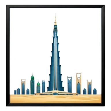 برج المملكة الرياض sticker