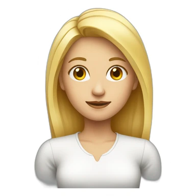blond girl product manager of a saas for advertisers sticker