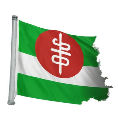 Flag of Ingushetia sticker