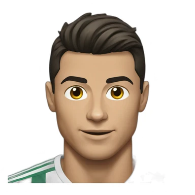 cristiano ronaldo realistic sticker